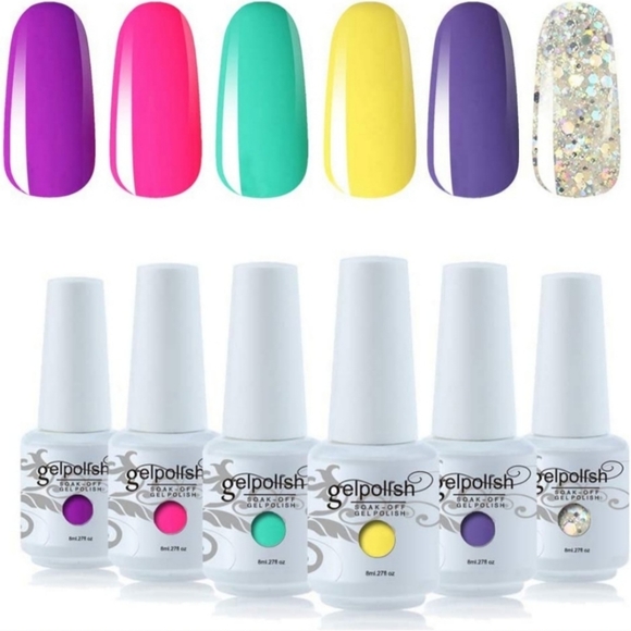 VISHINE x6 soak off gel nail polish SOLD ON TITLE - Picture 3 of 5